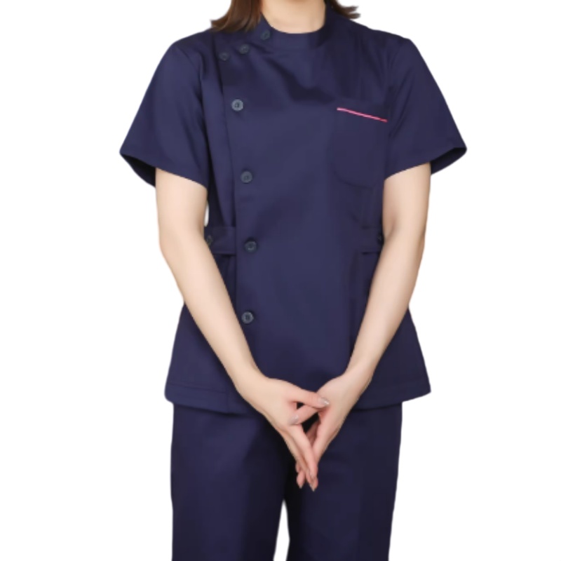 專業深藍色護士服套裝:透氣舒適,醫院診所醫護人員理想之選