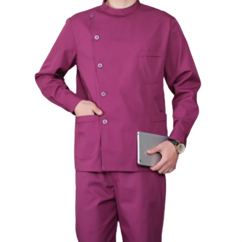 專業醫護制服訂造：舒適透氣紫紅色護士服，展現專業與活力