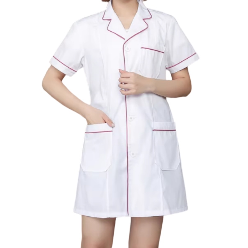 專業短袖白袍訂造:輕盈透氣,醫護美容工作服首選