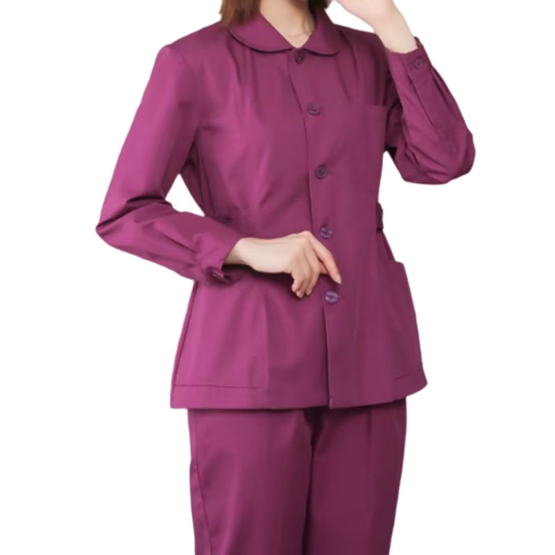 專業醫護紫羅蘭護士服套裝：舒適透氣、耐洗耐穿，香港制服訂造首選