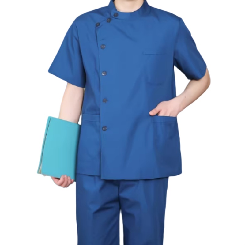 專業醫護制服訂造：舒適透氣斜襟短袖護士服，耐磨易打理，展現專業形象