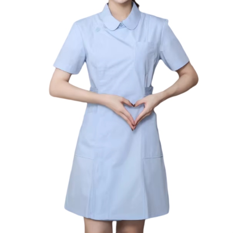 透氣耐磨淺藍護士服訂造 – 專業醫療制服,舒適時尚兼備