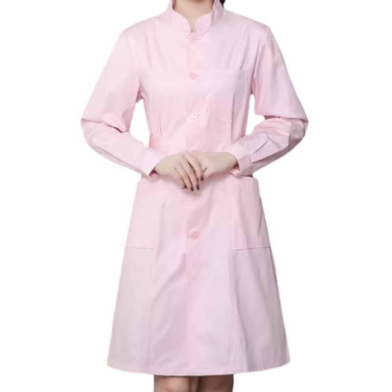 專業粉色護士/醫生袍訂造：舒適透氣，展現溫柔專業形象