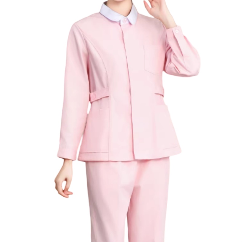 香港專業護士服訂造:透氣舒適粉色醫療制服,提升醫護形象與工作效率
