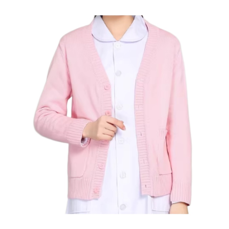 舒適透氣V領針織毛衣外套 – 專業制服訂造，溫暖時尚兼備