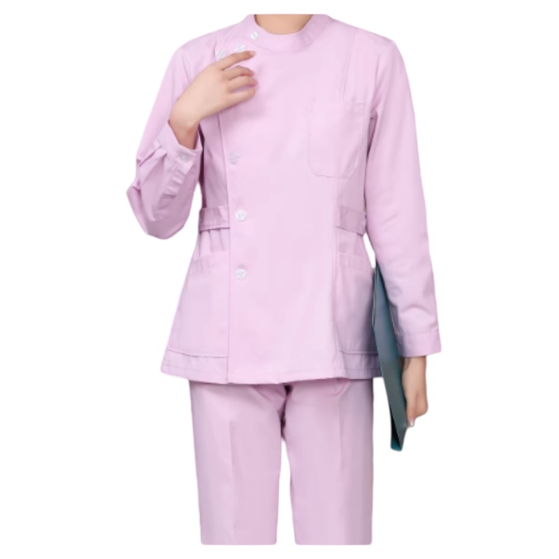 香港專業護士服訂造：透氣耐磨粉色醫護制服，舒適時尚，提升專業形象