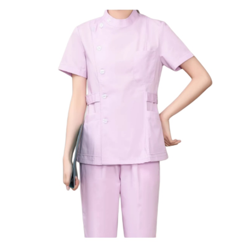 透氣舒適粉色護士服套裝：專業醫護之選，香港制服訂造