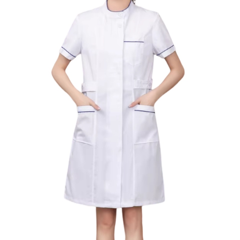 透氣耐磨醫護袍:專業短袖設計,香港制服訂造首選