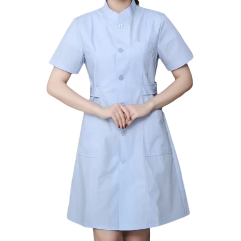 輕盈透氣醫護袍,專業短袖設計,舒適耐穿,香港制服訂造首選