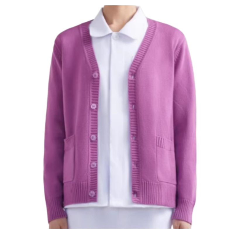 溫暖舒適V領開襟毛衣：精選針織面料，香港制服訂造首選，展現專業與時尚