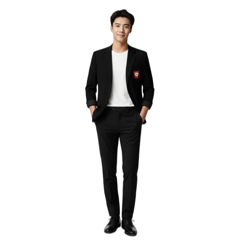 商務休閒修身保安制服套裝：酒店物業管理專用，舒適耐穿，提升專業形象   HL051-勵庭酒店
