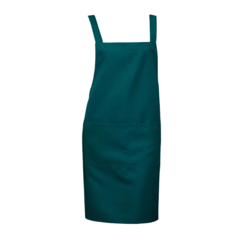 耐用多功能深綠色圍裙訂造，餐飲烘焙制服首選 1
