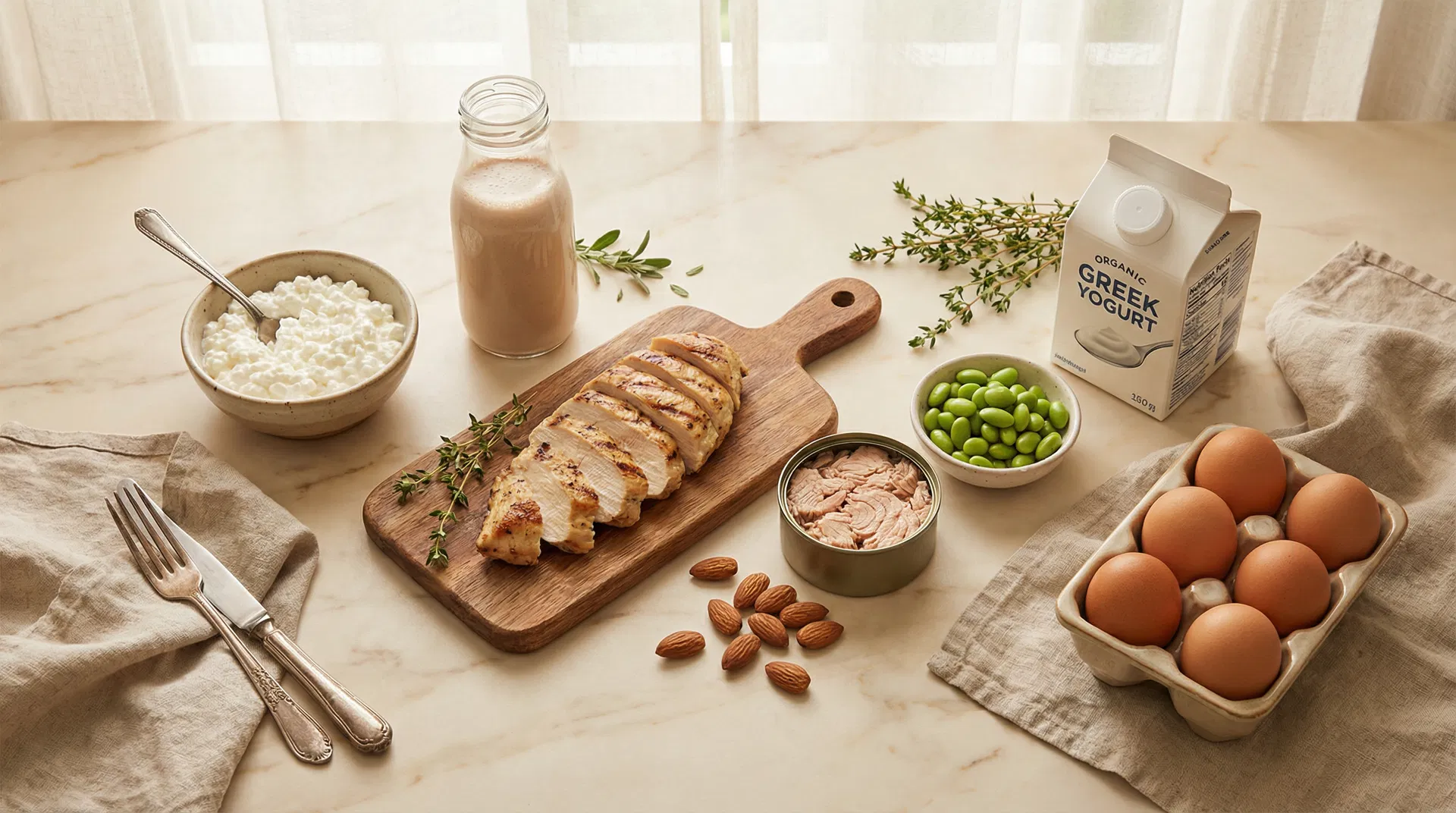 High-protein GLP-1 foods