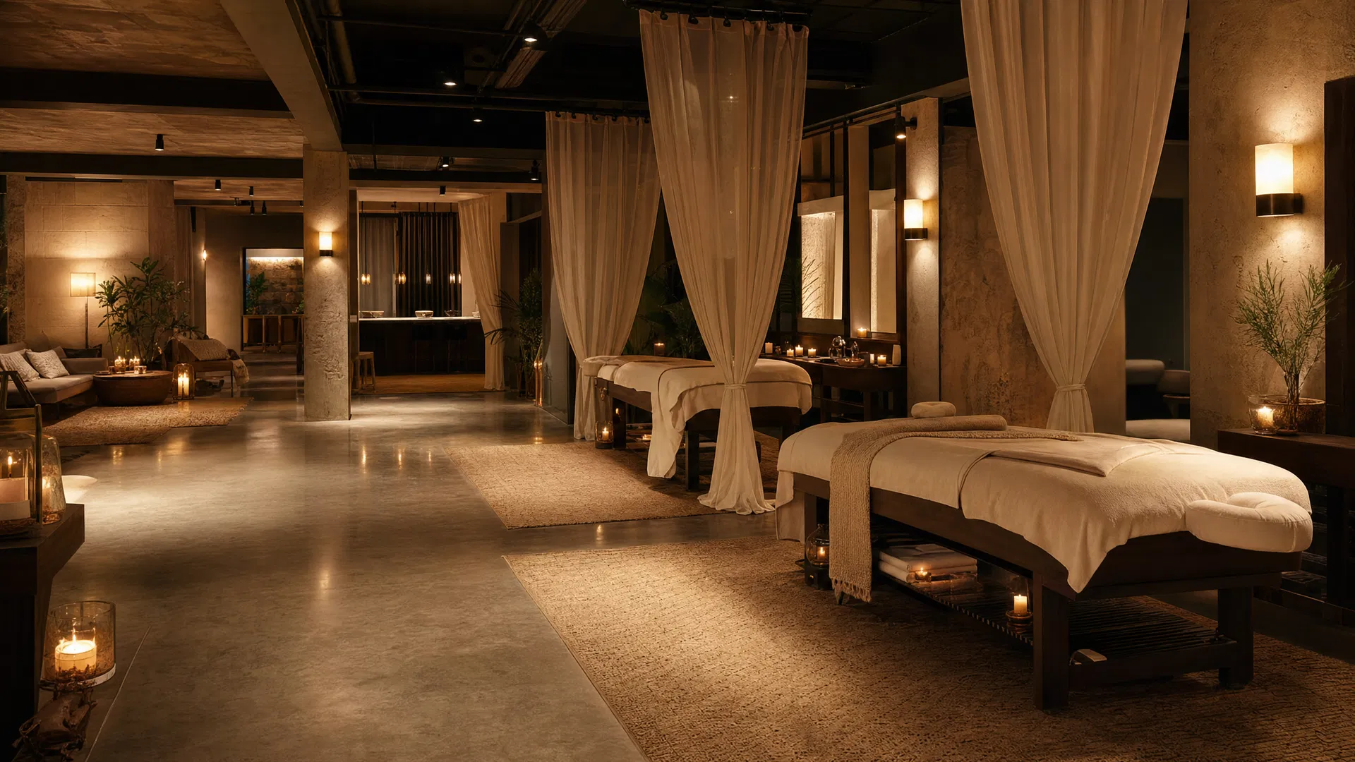 L'RYŪ open concept spa and wellness space