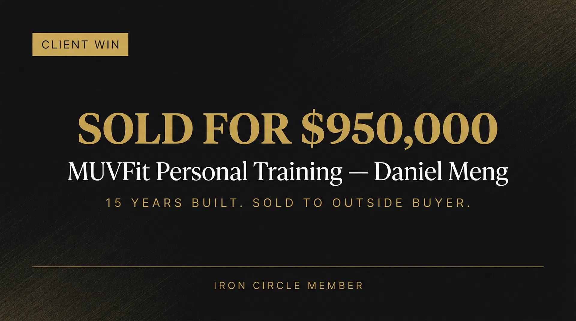 Want to Build Your Gym Into a Sellable Asset? Five Tips from a Man Who Sold His for $950,000