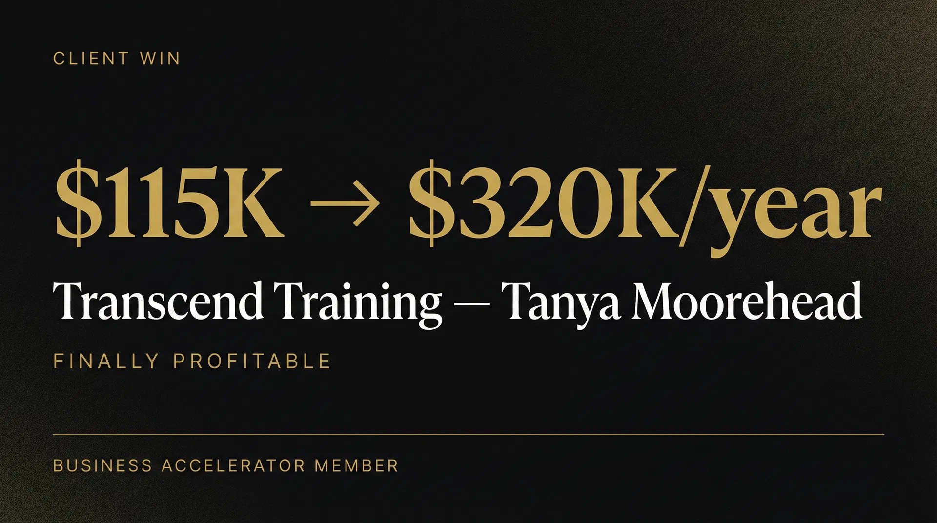 From $115K to $320K: How Tanya Moorehead Transformed Her Gym with the Semi-Private Model