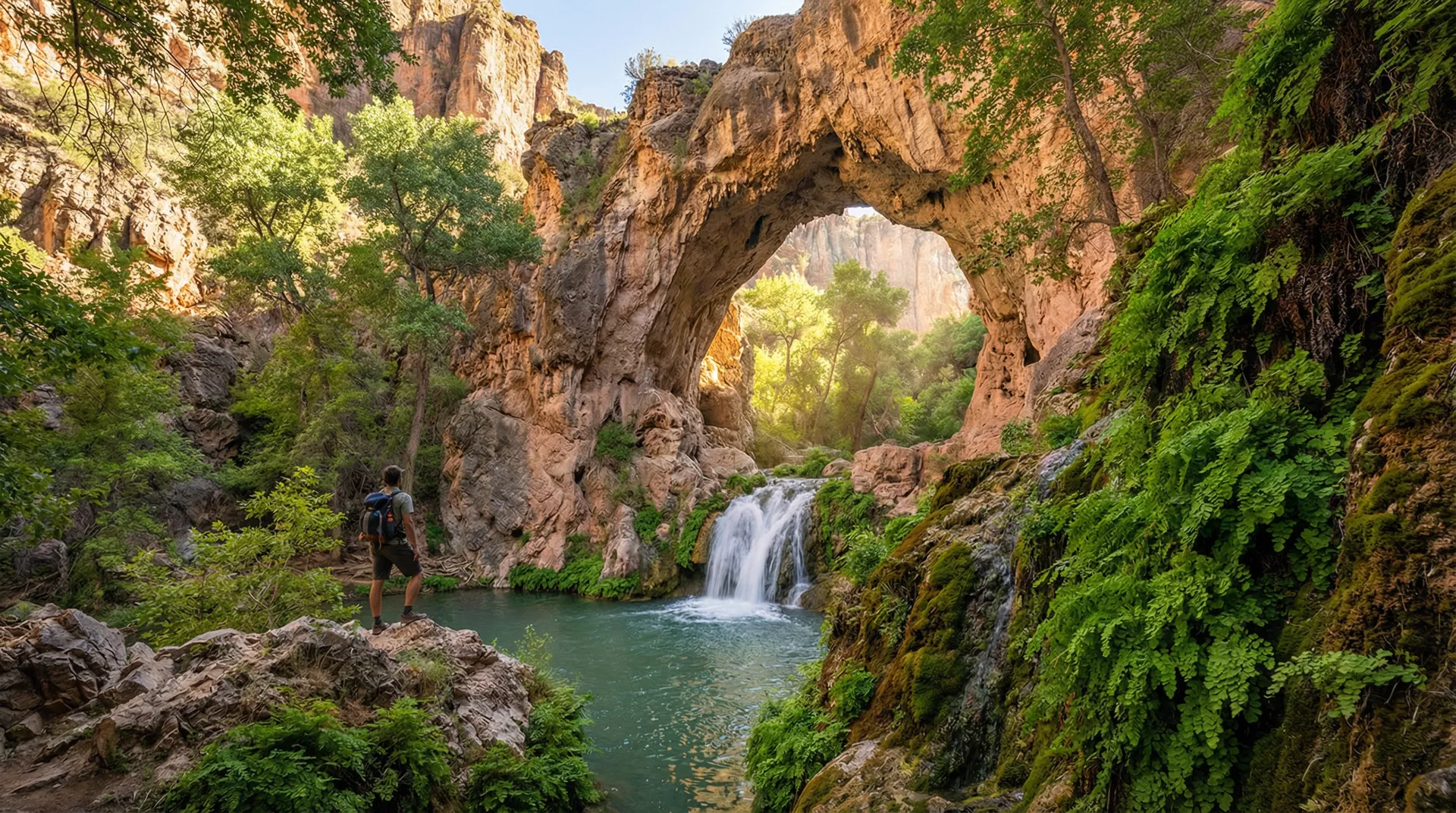 Forest Dells home at dusk with Mogollon Rim views, Payson Arizona