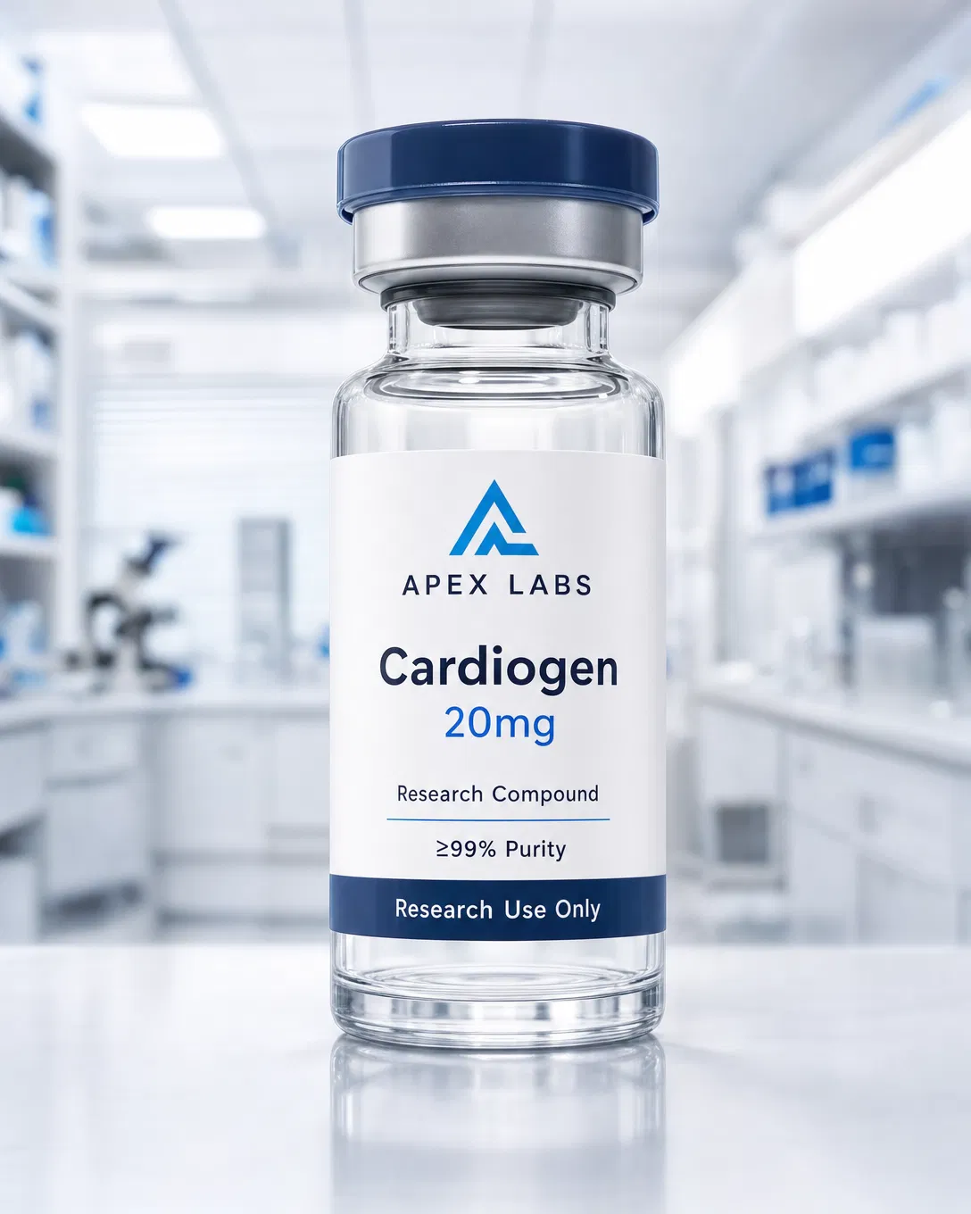 Cardiogen 20mg full APEX LABS branded research bottle