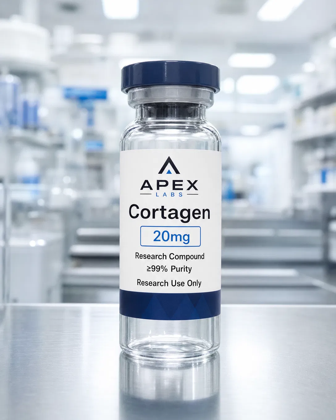 Cortagen 20mg full APEX LABS branded research bottle