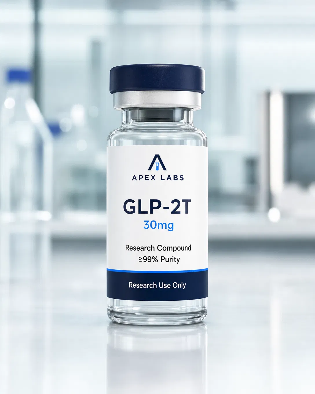 GLP-2T 30mg full APEX LABS branded research bottle