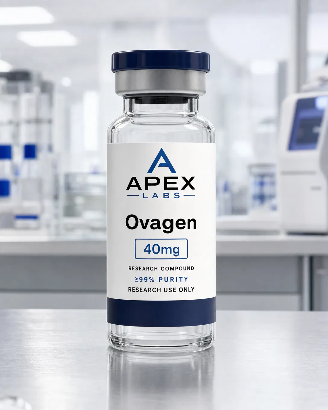 Ovagen 40mg full APEX LABS branded research bottle