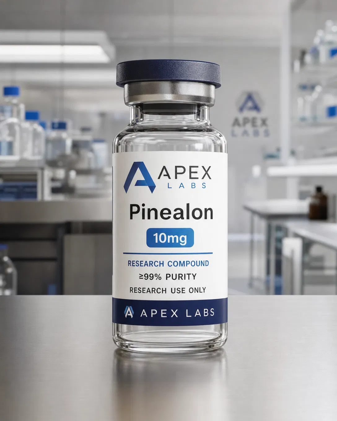 Pinealon 10mg full APEX LABS branded research bottle