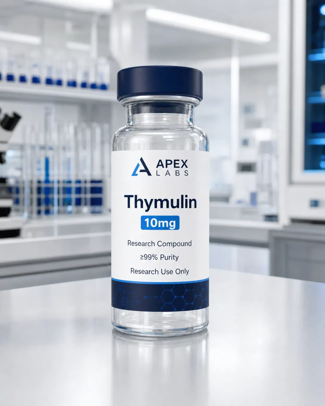 Thymulin 10mg full APEX LABS branded research bottle