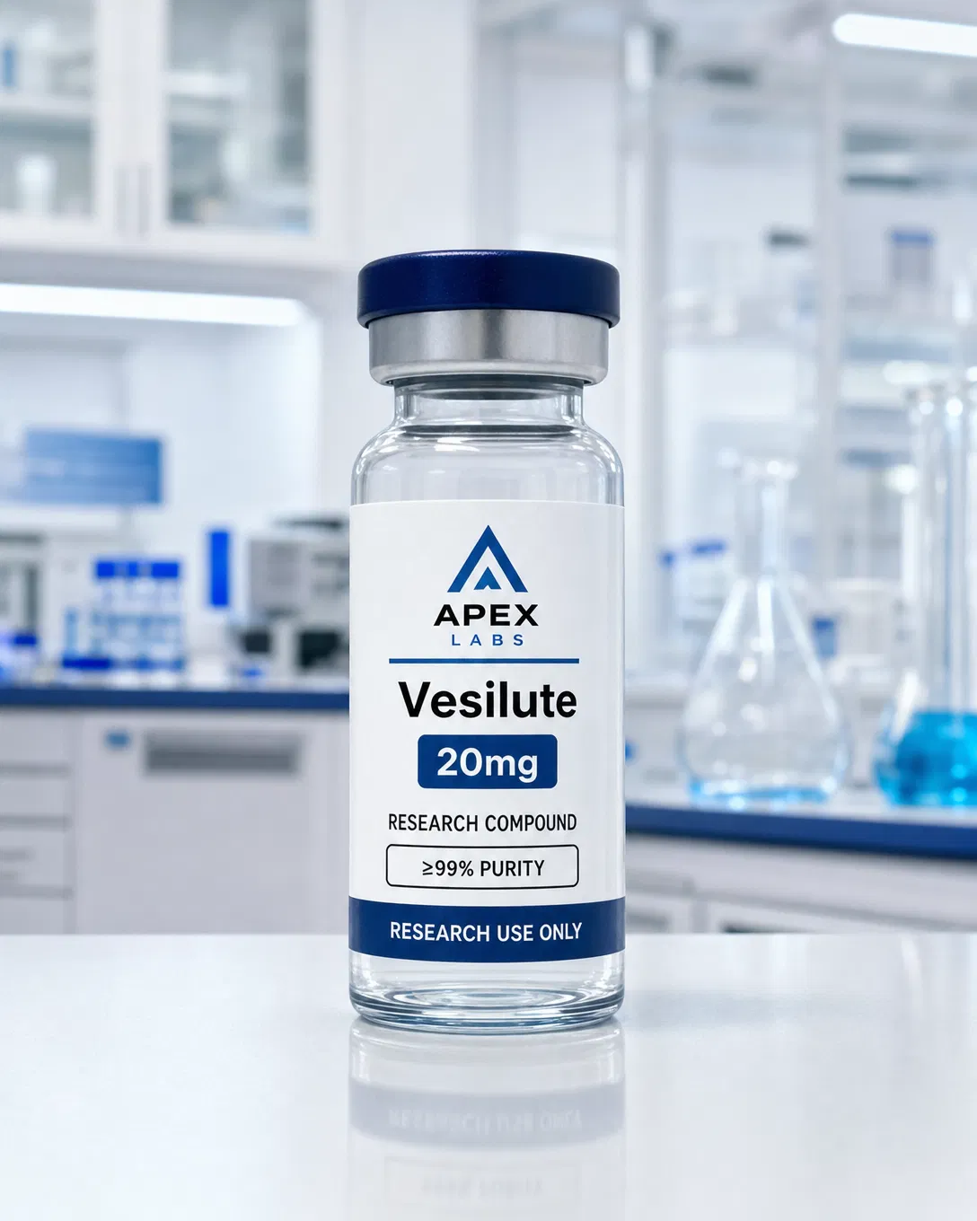 Vesilute 20mg full APEX LABS branded research bottle