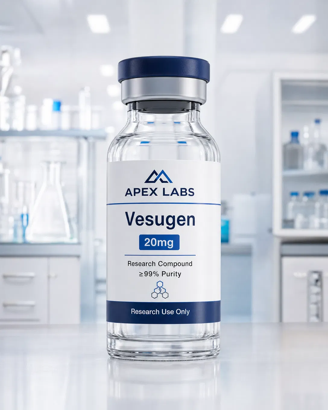 Vesugen 20mg full APEX LABS branded research bottle
