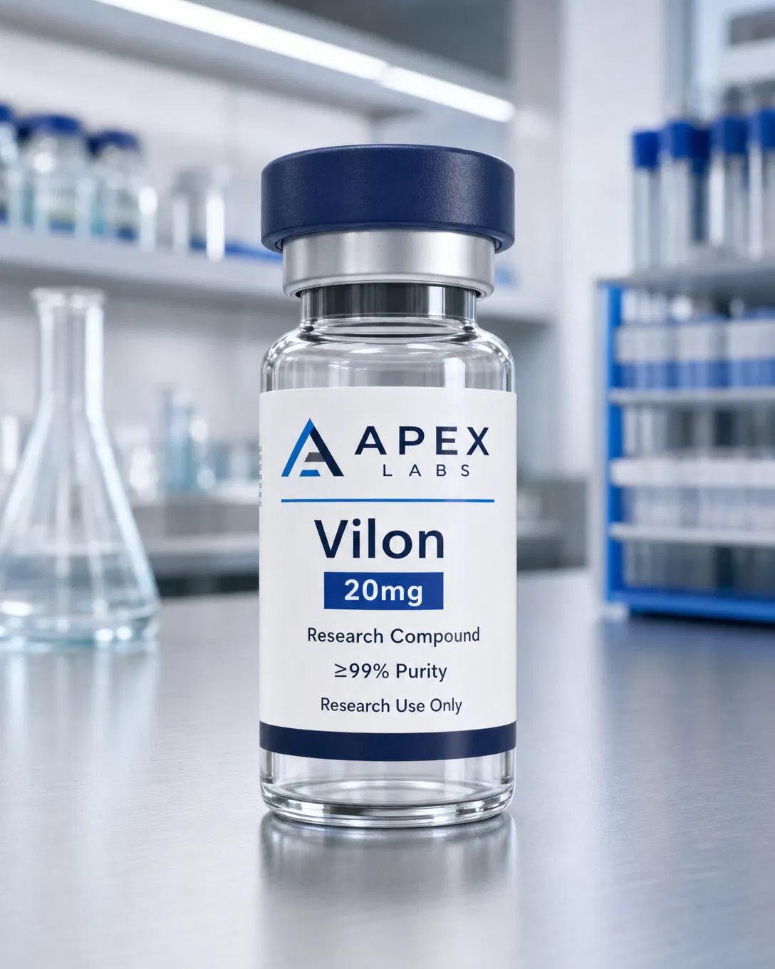 Vilon 20mg full APEX LABS branded research bottle