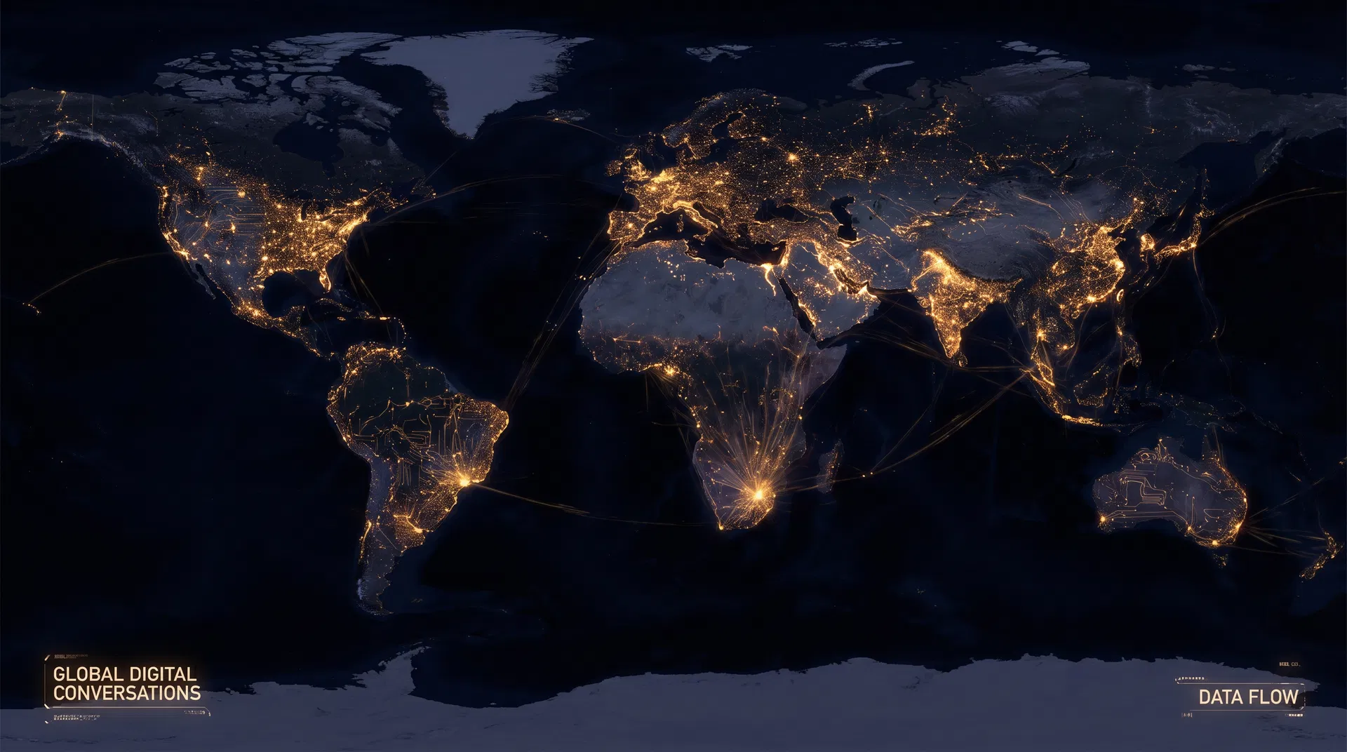 Global map representing the mission to reach every people group