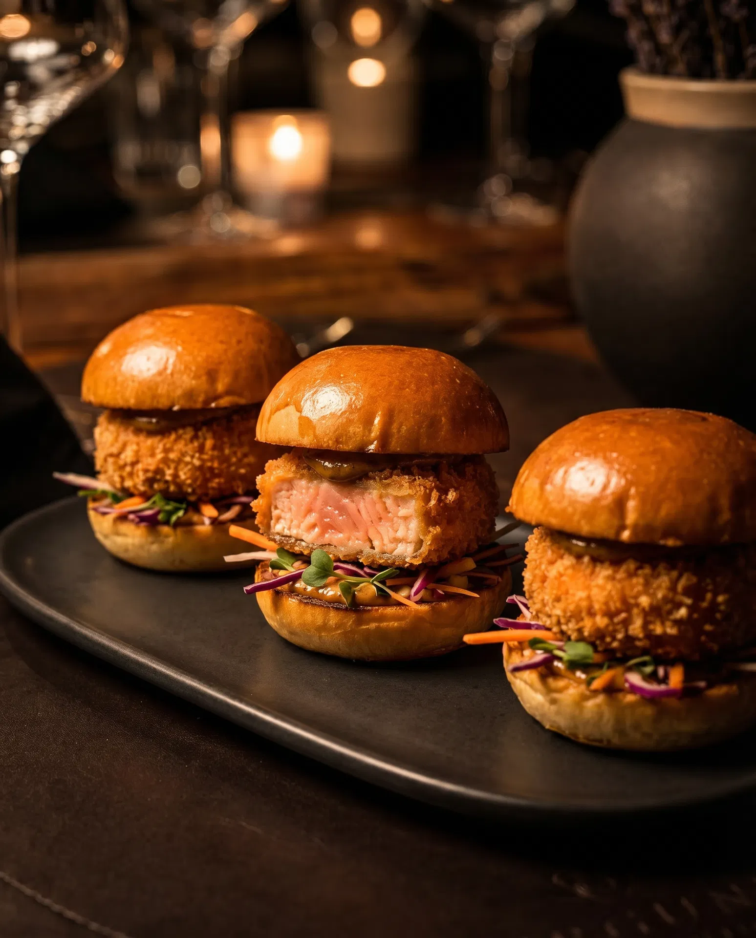 Crispy Salmon Sliders with Pan-African Spices