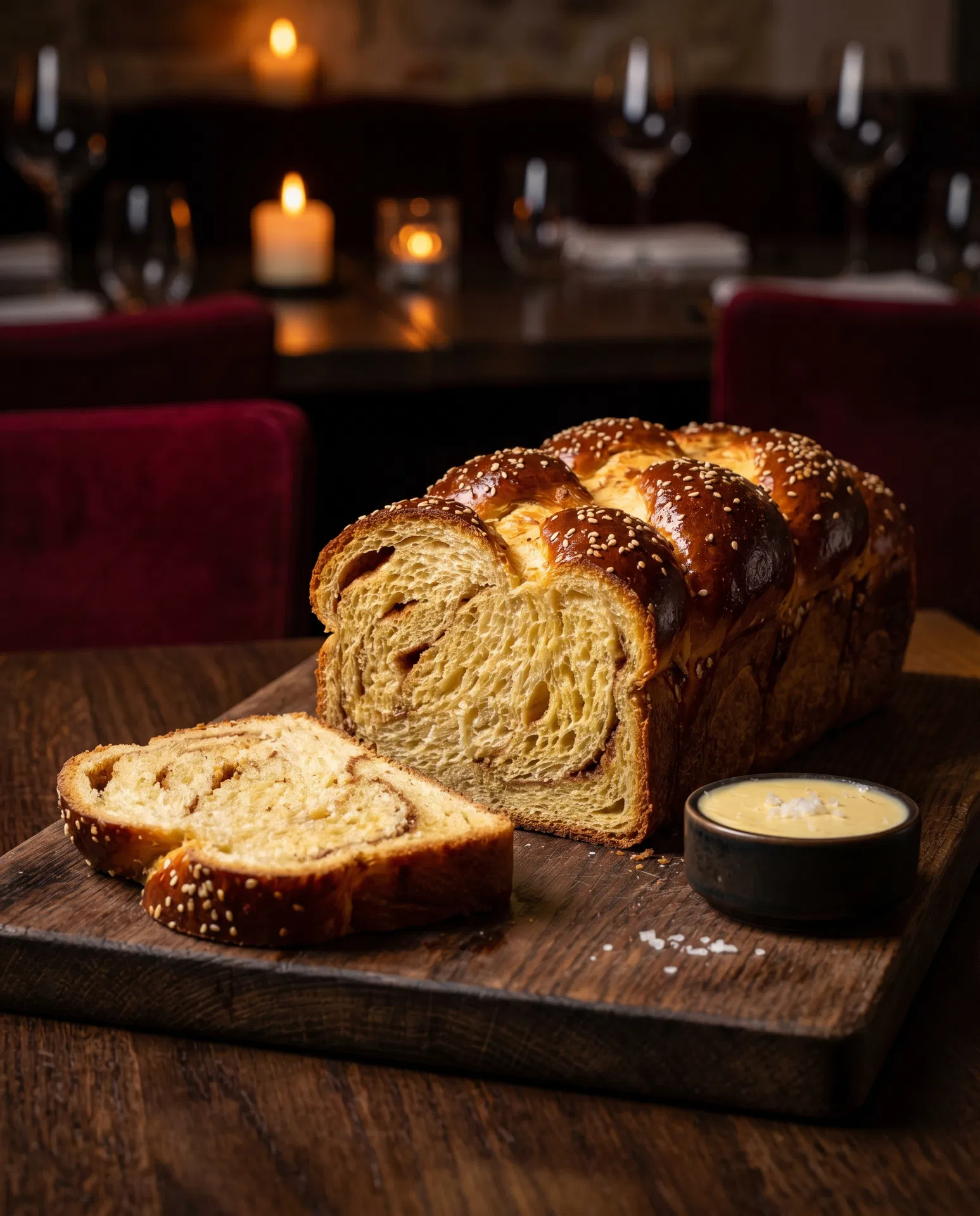 Golden Honey Challah with a Hint of Cinnamon