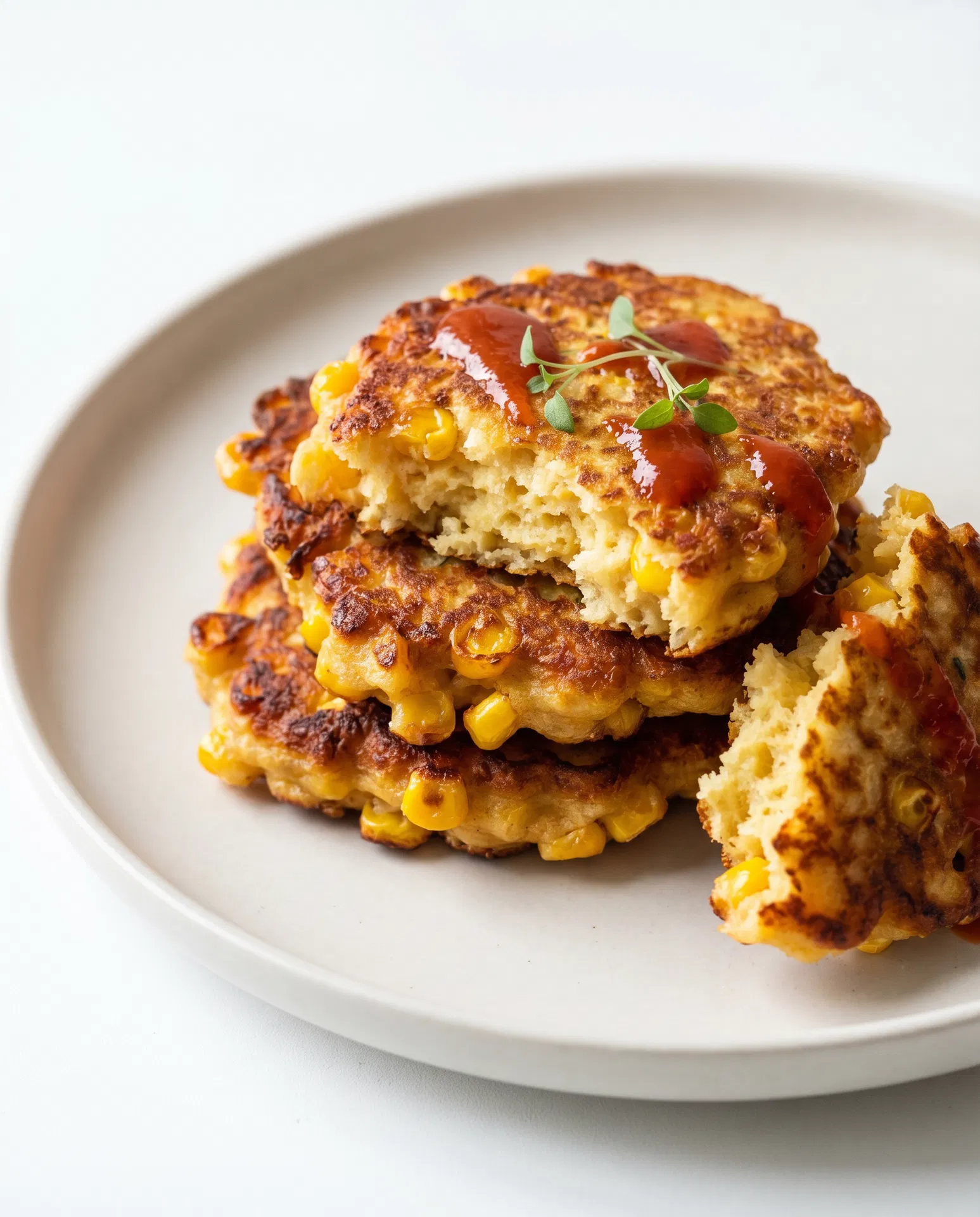 Golden Pan-African Sweetcorn Fritters