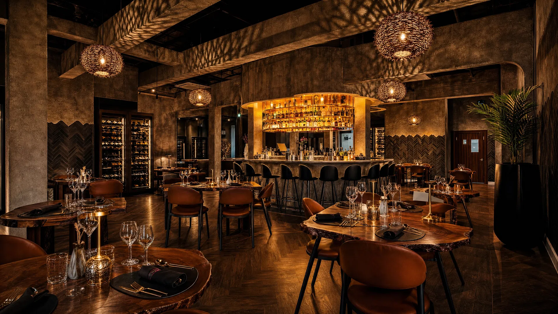 The Burgundy Dining Room
