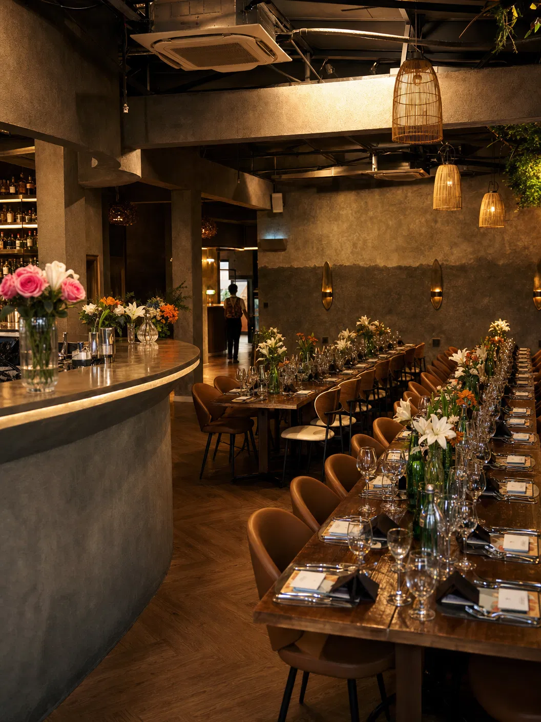 Private events at The Burgundy - grand banquet setup