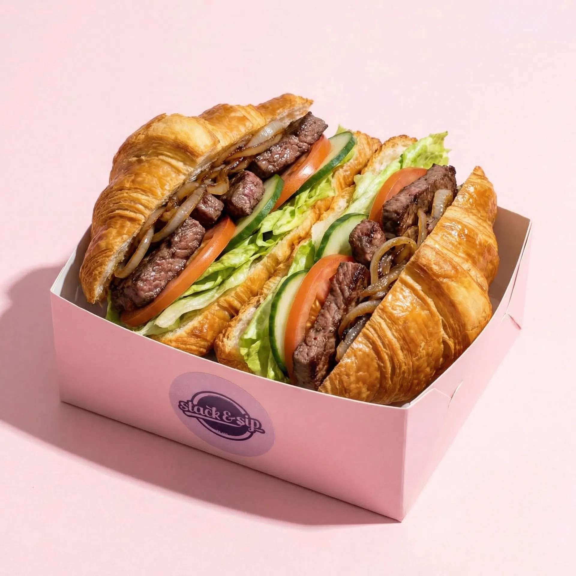 Spicy Beef Steak Croissant