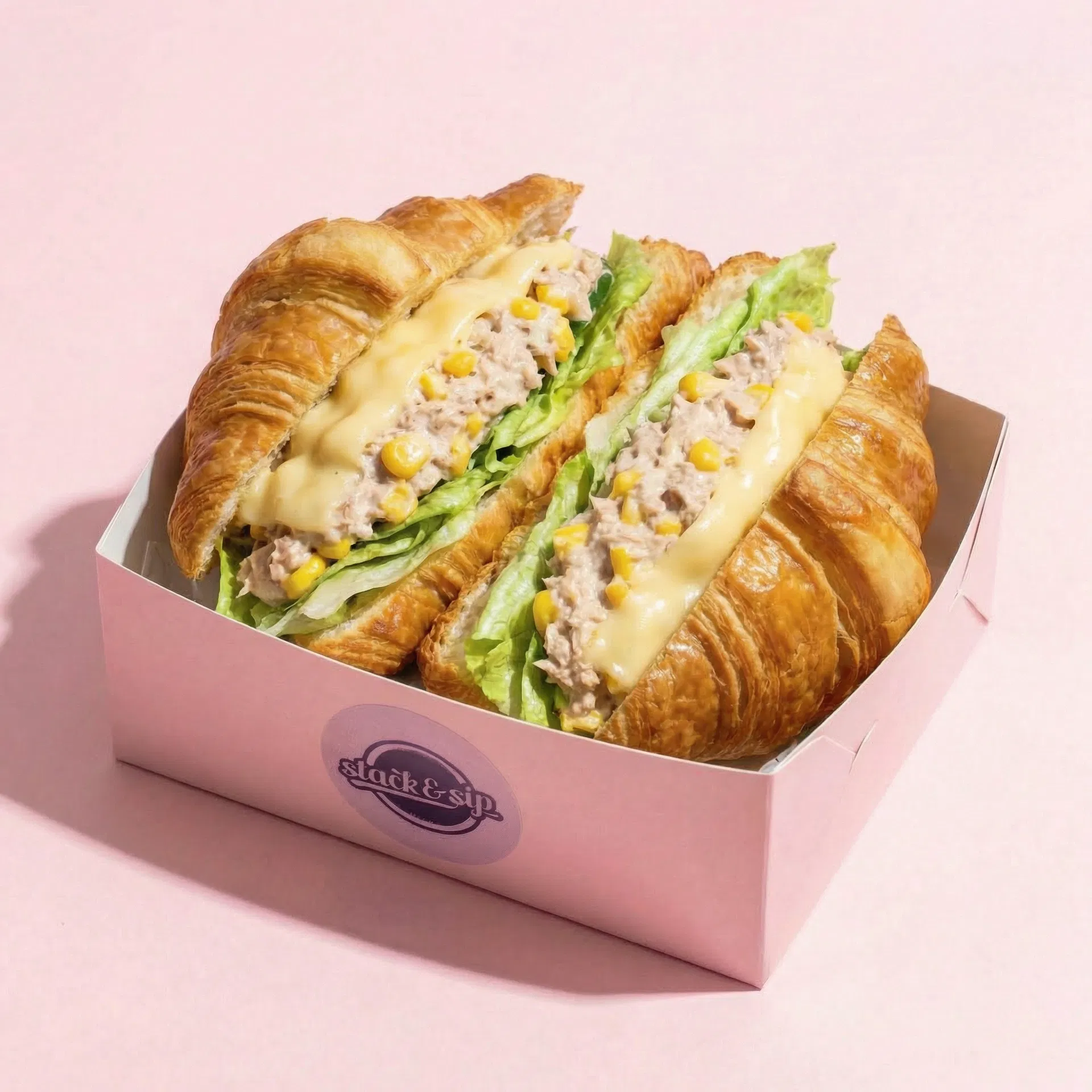 Tuna Sweet Corn Melt Croissant