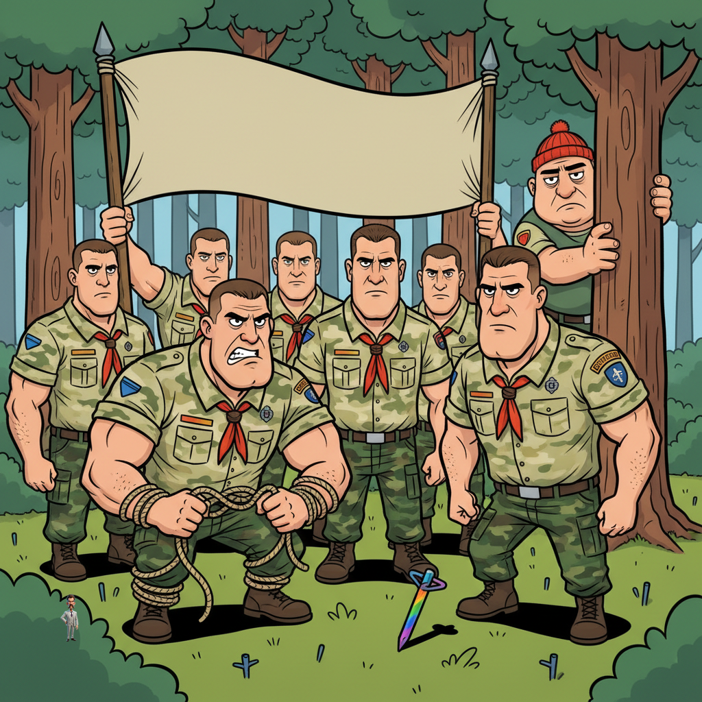 Scouting America Rebrands as 'The League of Purely Cisgender, Non-DEI-Affiliated, Tent-Pitching Patriots'