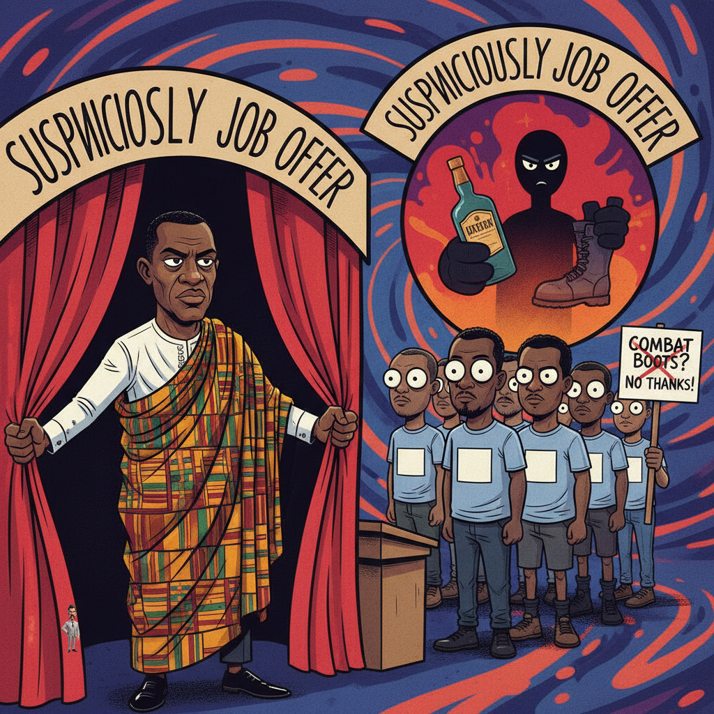 Ghanaian Foreign Ministry Unveils New 'Lure-Proof' Citizens: 'No Longer Falling for Free Vodka and Combat Boots'