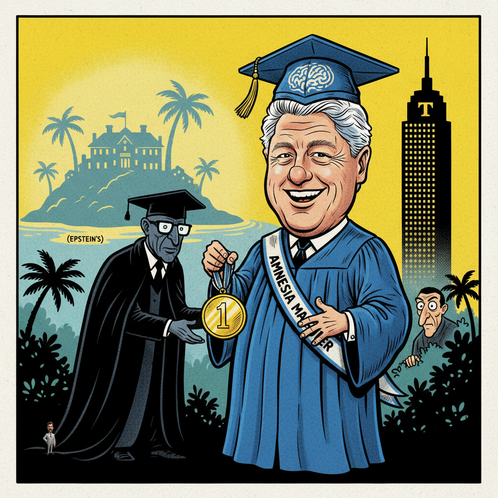 Clinton's Epstein Testimony Lauded as 'Masterclass in Selective Amnesia,' Say Experts