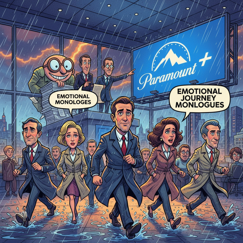 CNN Staff Begin Practicing Dramatic Slow-Motion Walks, Anticipating Paramount-Mandated 'Emotional Journey' Programming