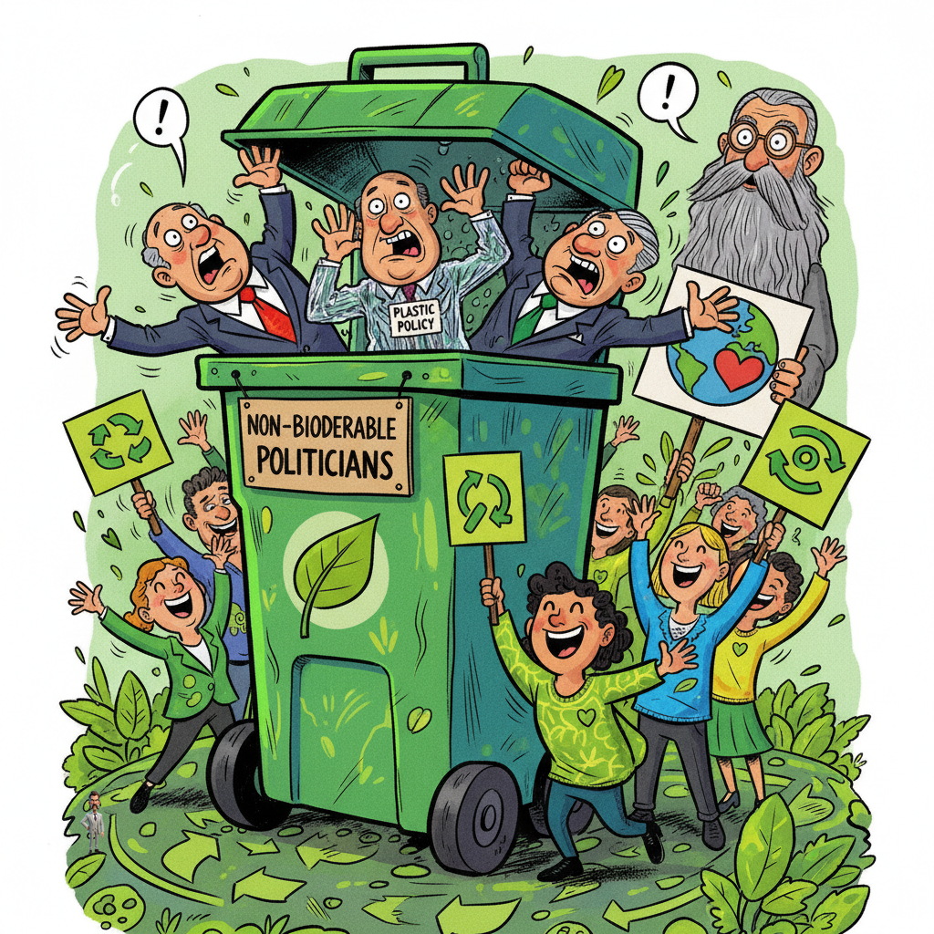 Green Party's Historic By-Election Win Prompts Immediate National Recall of All Non-Biodegradable Politicians