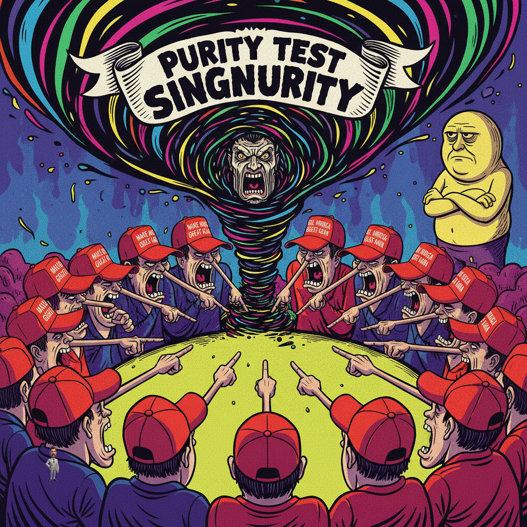 Right-Wing Infighting Reaches Peak Absurdity: Factionalists Now Arguing Over Who Is More Right-Wing