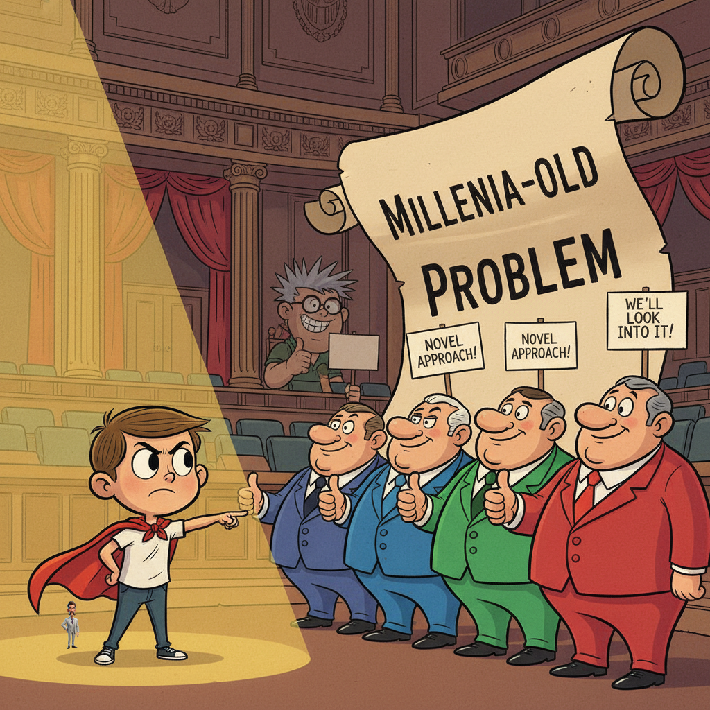 Nation Applauds Child Forcing Parliament To Acknowledge Existence Of Child Cruelty