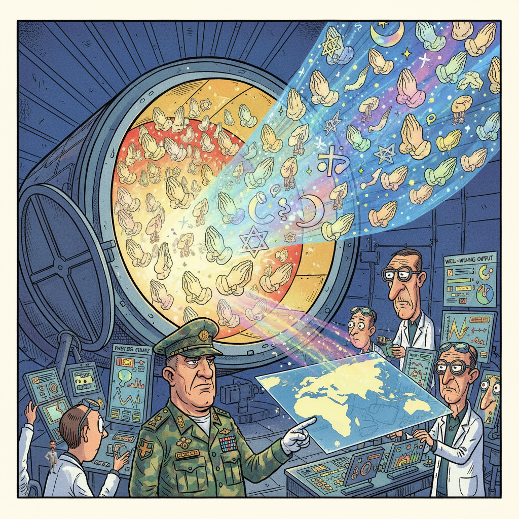 Nation's Strategic Reserve of Thoughts and Prayers Deployed to Middle East