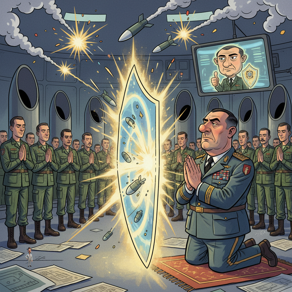 Pentagon Announces New 'Thoughts and Prayers' Defense System Amid Interceptor Shortage