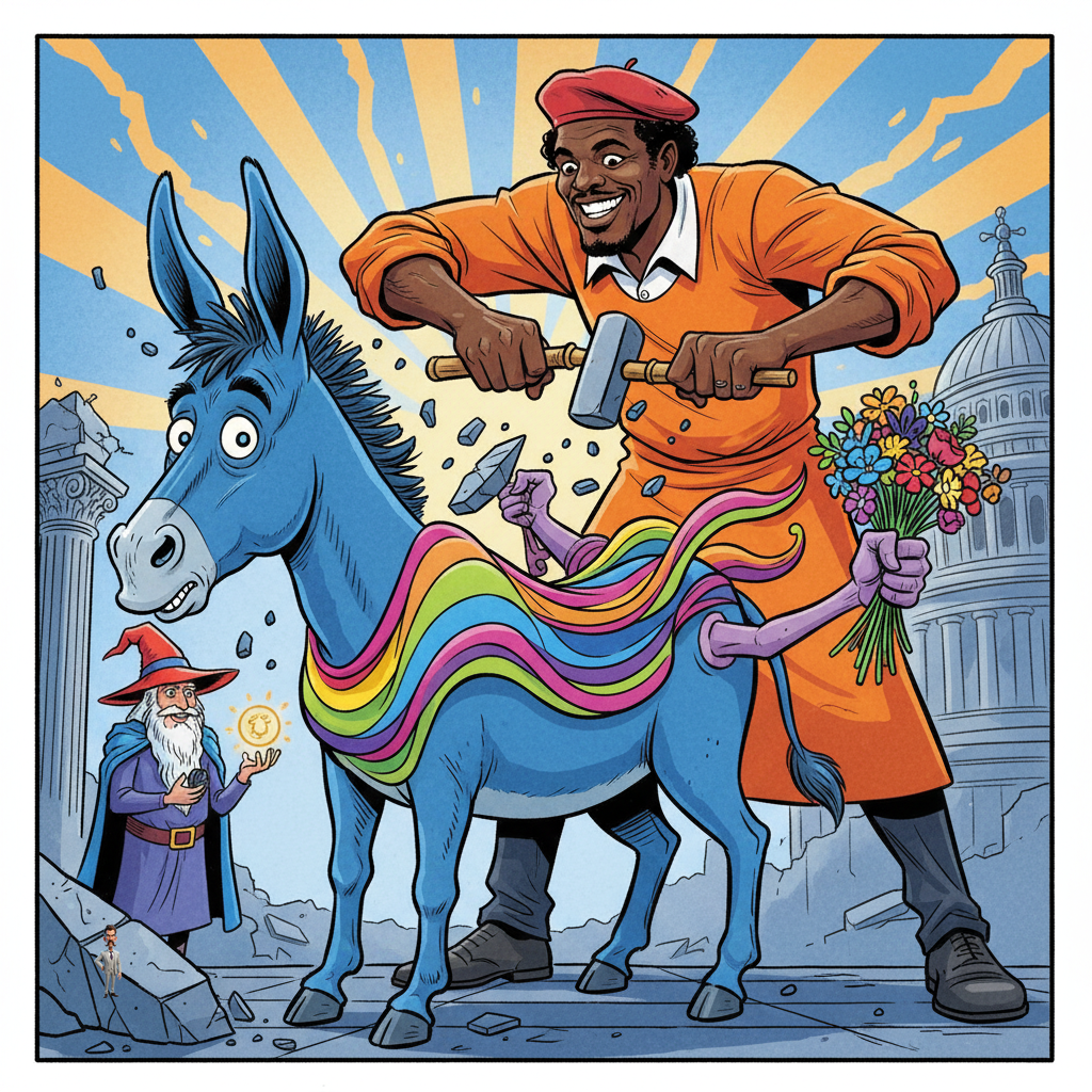 Satirical Take on: Jesse Jackson Reshaped the Democratic Party