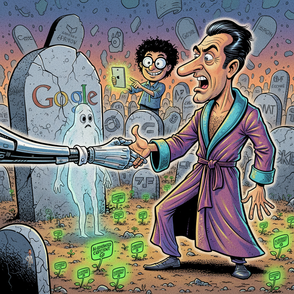 Condé Nast CEO Declares Google Search Officially Deceased, Attributes Demise to AI's 'Polite Yet Firm' Handshake