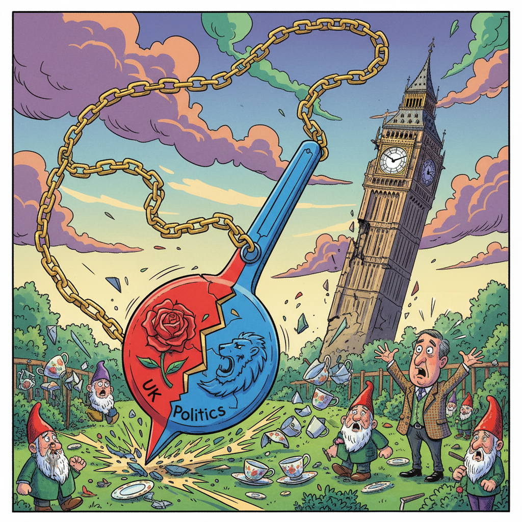 Britain's Political Pendulum Swings So Hard It Detaches, Lands In Neighbor's Garden